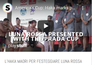 L'Haka Maori per festeggiare Luna Rossa